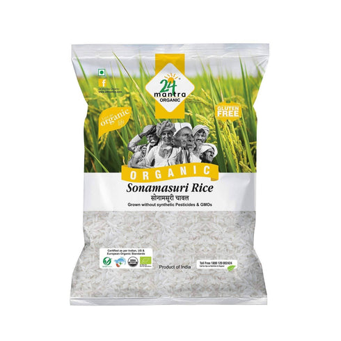 24 Mantra Organic Sonamasuri Raw Rice